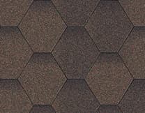 Купить битумную черепицу Акваизол Коричневая микс