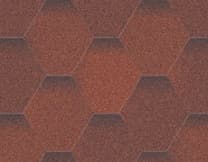 Купить битумную черепицу Акваизол Огненная лава