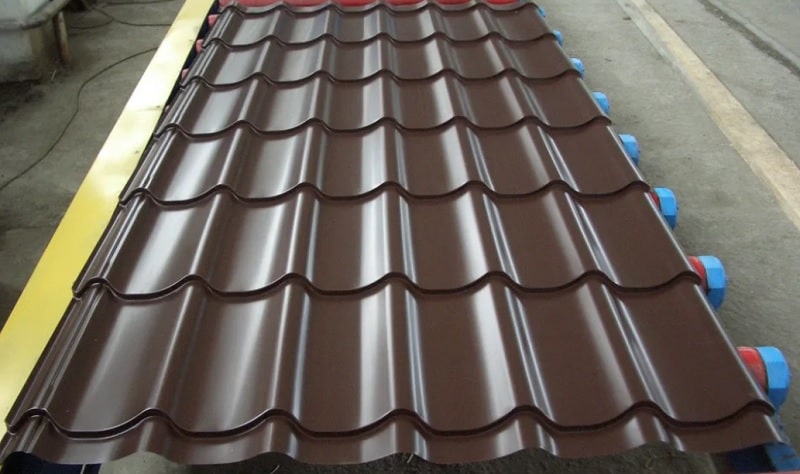 Металлочерепица Монтеррей Бельгия (Арселор) — изображение 7