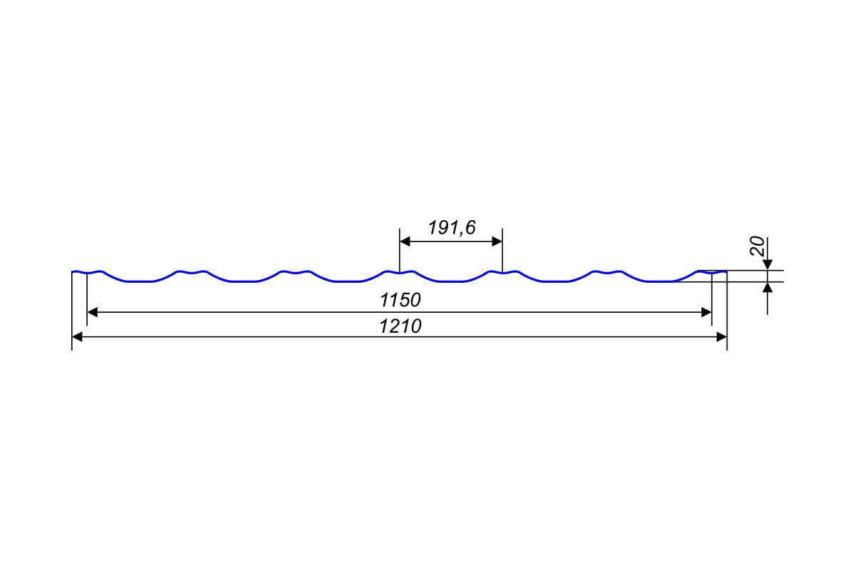 Металочерепиця Венеція ЕкономК - Зображення 3