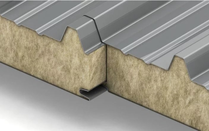 Покрівельні сендвіч панелі з наповнювачем мінеральна вата - Зображення 2