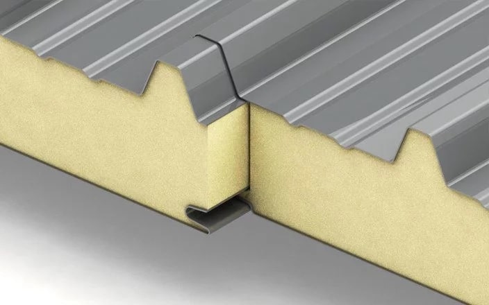 Сэндвич-панели для крыши с наполнителем пенополиизоцианурат (PIR) — изображение 2