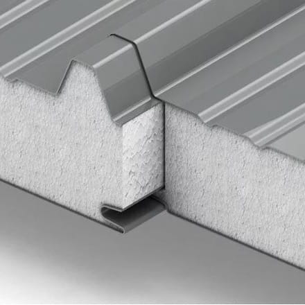 Сэндвич панели кровельные с наполнителем пенополистирол