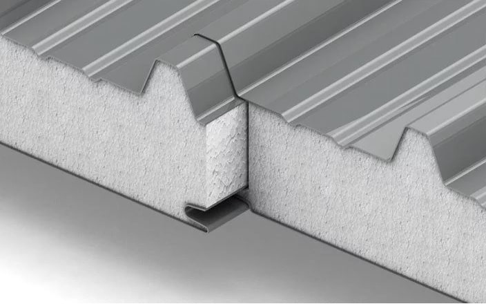 Сендвіч-панелі покрівельні з наповнювачем пінополістирол - Зображення 2