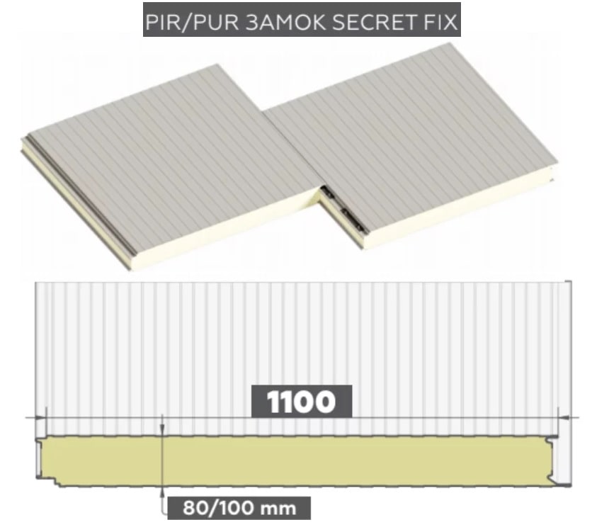 Стеновые сэндвич-панели с наполнителем пенополиизоцианурат — изображение 5