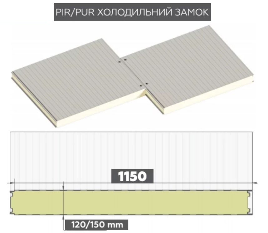 Стеновые сэндвич-панели с наполнителем пенополиизоцианурат — изображение 4