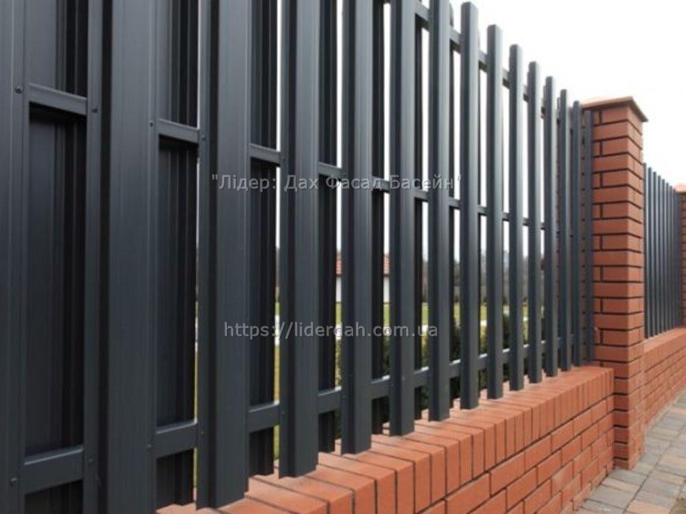 Металевий штахетник двосторонній - Зображення 4