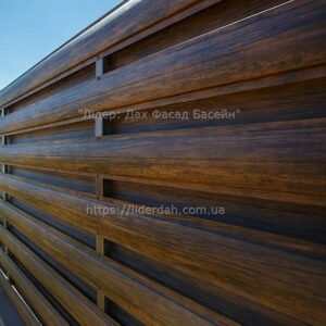 Металлический штакетник двухсторонний