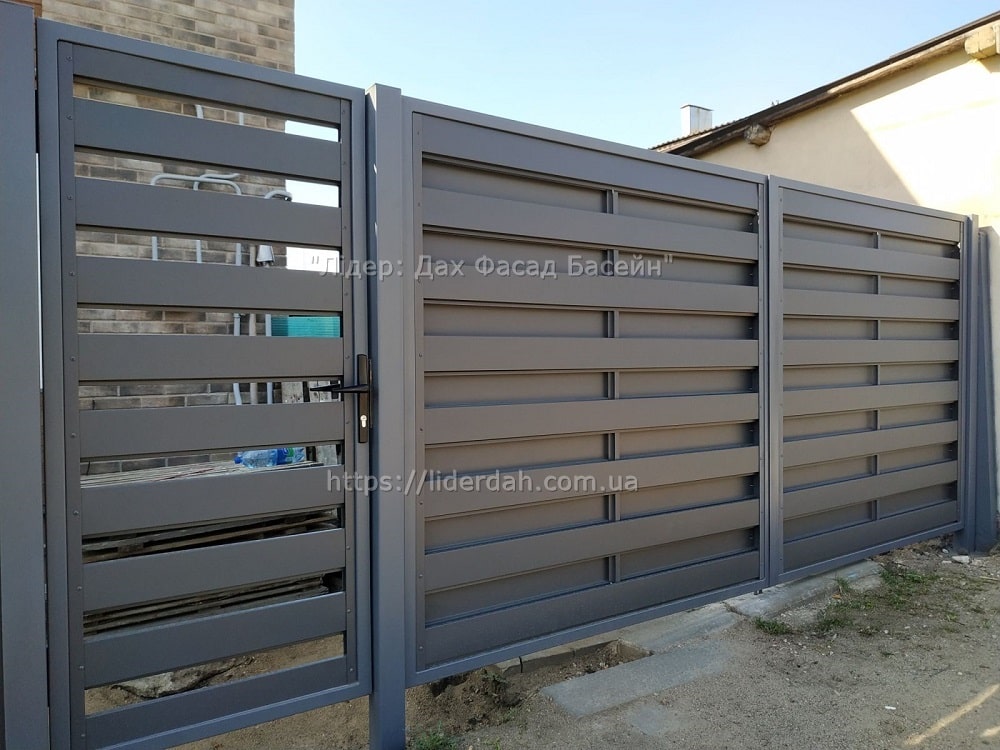 Штакетник металлический секционный — изображение 4