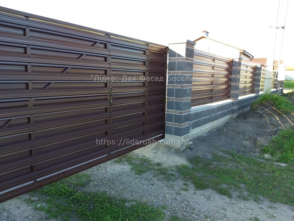 Штакетник металлический секционный — изображение 5