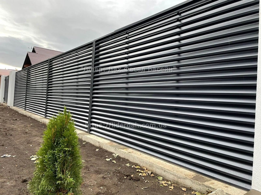 Паркан жалюзі (металевий) - Зображення 3